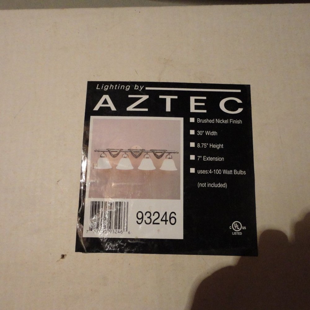 new aztec 4 light bathroom light